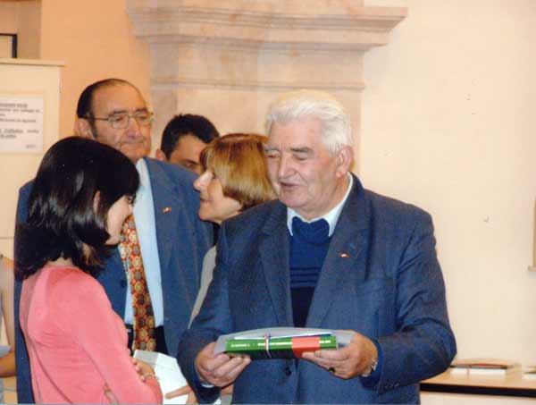 Jean Régis à la remise des prix 2007